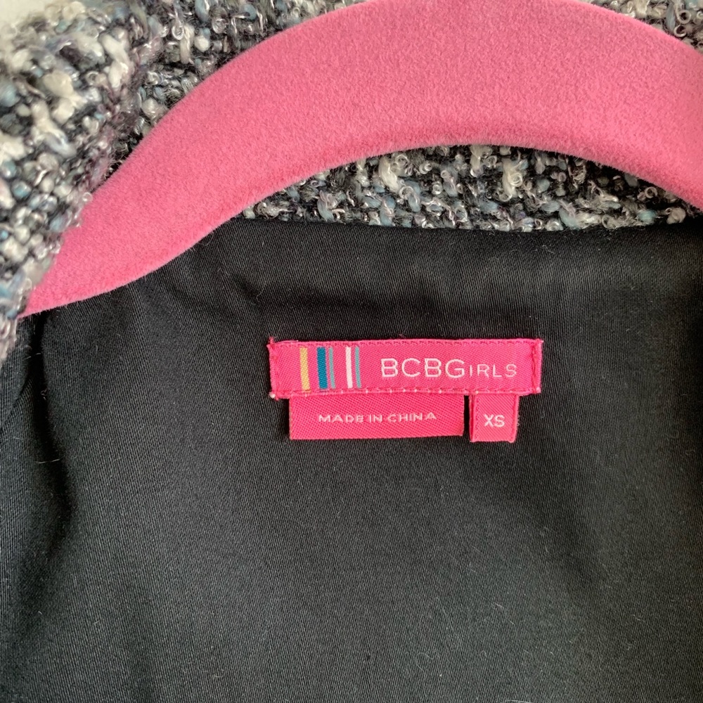 BCBG Tweed Button Front Jacket - Picture 3 of 8